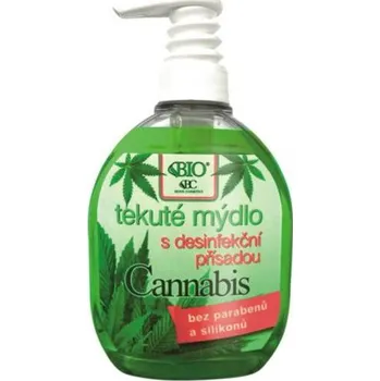 Mýdlo Bione Cosmetics tekuté mýdlo s desinfekční přísadou Cannabis 300 ml