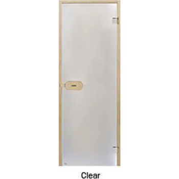 Dveře do sauny Harvia Osika / Sklo Čirá 8x19 D81904H