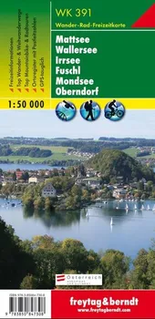 Mattsee, Wallersee, Irrsee, Fuschl, Mondsee, Oberndorf 1:50 000 - Freytag & Berndt [DE] (2005, mapa)