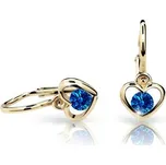 Cutie Jewellery zlaté dětské naušnice C1943Z-Dark Blue