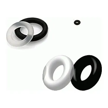 Módní doplněk Steel Edge Náhradní gumička OR Velikost - barva: 4mm černá