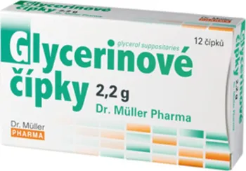 Lék proti zácpě Dr. Müller Pharma 3303659 12 čípků