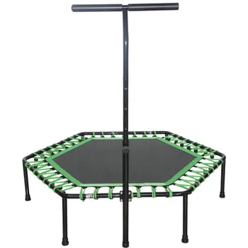 Trampolína Sedco Spartan s madlem zelená 136 cm