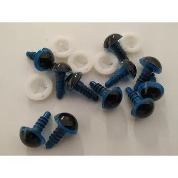 Bezpečnostní oči 12mm modré