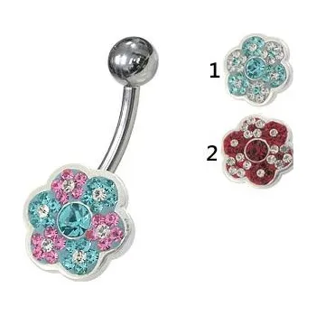 Piercing Steel Edge piercing v pupíku 0882 Varianta: 1