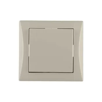 vypínač spínač č.6 ELEGANT - oliv.šedá, komplet