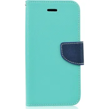 Pouzdro na mobilní telefon Mercury Fancy Book pro Apple iPhone 6/6S azurové