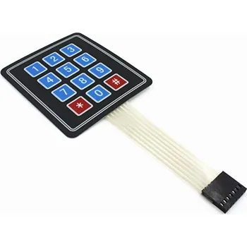 Vývojová deska Membránová klávesnice 4x3 pro jednodeskové počítače