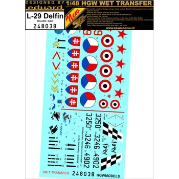 Plastikový model HGW 1/48 L-29 Delfín - Markingy