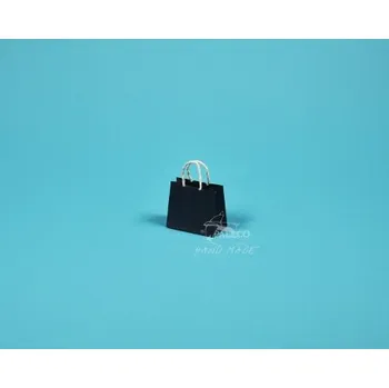 Dárková taška papírová taška Málinka 7,5x 4 x 6,5 140g modrá ofset, Karton 1 taška