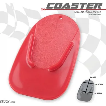 Podložka pod myš Podložka pod boční stojánek motorky "Coaster" červená, 126x85 mm