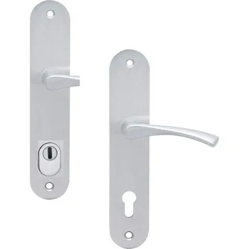 Dveřní kování COBRA Tower PZ92 BF1111262CG stříbrný elox