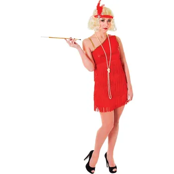 Karnevalový kostým bristolKostým 20.léta - Charleston červený Velikost: 38