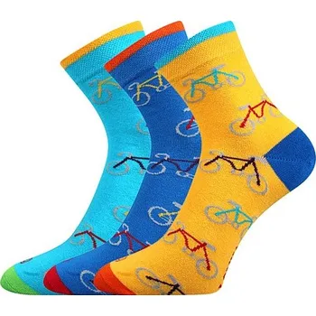 Pánské oblečení WEELS barevné ponožky Lonka - mix BIKE 43-46