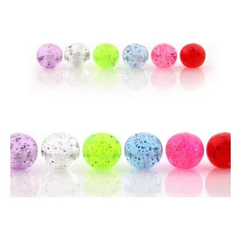 Piercing Steel Edge Náhradní kulička z bioplastu SETBL Barva: Oranžová