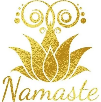 Odstranitelné tetování Metalický motiv Namaste - nalepovací tetování