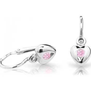 Náušnice Cutie Jewellery zlaté dětské naušnice C1556B-Rose