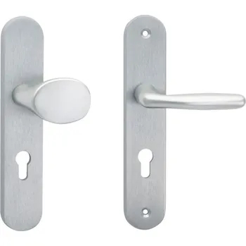 Dveřní kování Cobra Tower Element PZ92 LI/RE F1 BF1101262E stříbrný elox