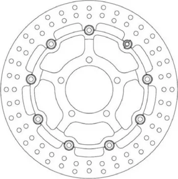 Brzdový kotouč Ferodo Brzdový kotouč - plovoucí - KAWASAKI - TÜV