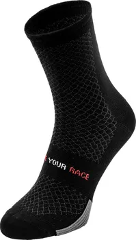 Pánské ponožky R2 Endurance ATS11B černé/červené 43-46