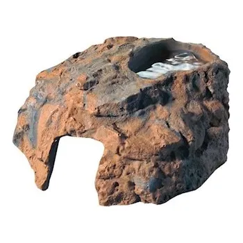 Dekorace do terária HOBBY Dutina M, šedá 26x18x9 cm