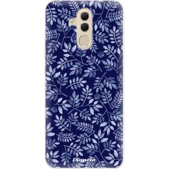 Pouzdro na mobilní telefon Silikonové pouzdro iSaprio - Blue Leaves 05 - Huawei Mate 20 Lite