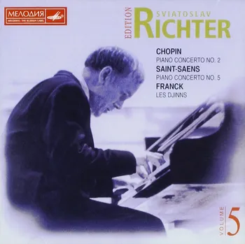 Zahraniční hudba SVIATOSLAV RICHTER Edice Vol.5 CHOPIN, SAINT-SAENS, FRANCK (CD) (Svjatoslav Richter, USSR Symphony Orchestra, Yevgeni Svetlanov; Moscow Youth Orchestra, Kirill Kondrashin)