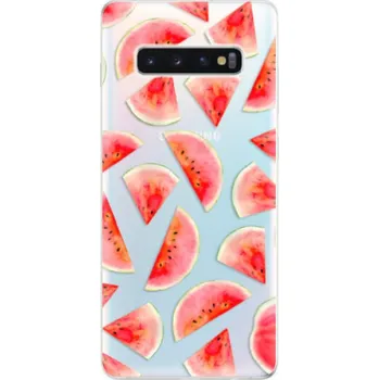 Pouzdro na mobilní telefon Odolné silikonové pouzdro iSaprio - Melon Pattern 02 - Samsung Galaxy S10+
