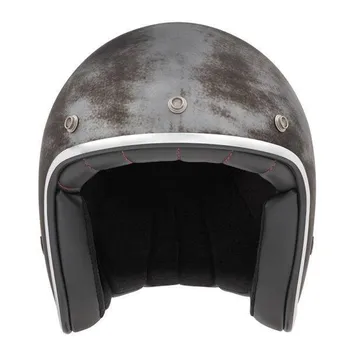 Helma na motorku NOX N242 stříbrná matná/efekt broušeného kovu