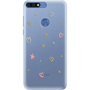 Pouzdro na mobilní telefon Silikonové pouzdro iSaprio - Lovely Pattern - Huawei Honor 7C