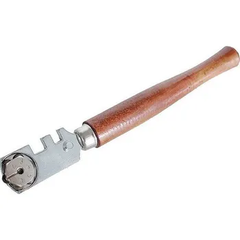 Pracovní nůž řezák skla se 6 karbidovými kolečky, řezač na sklo, řezačka