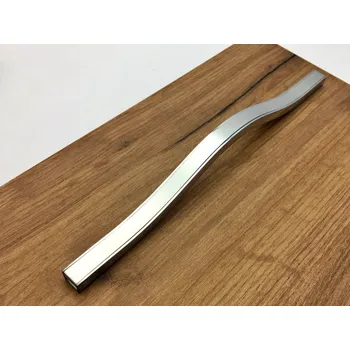 Nábytkové kování Nábytková úchytka Beatrice chrom broušený/chrom leský Rozteč úchytky (mm): 224