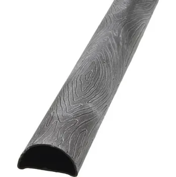 brána PSG 30.021.01_3m - zdobené madlo pro kované zábradlí a schodiště, pr. 62x30 x 1,5 mm, cena za 3 m - prodej po 3 m