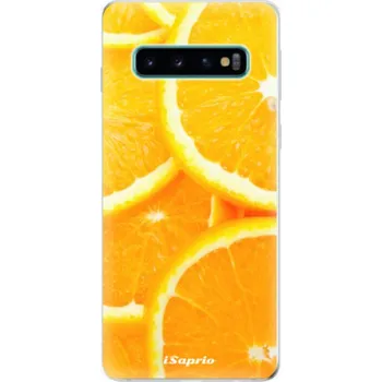 Telefonní příslušenství Odolné silikonové pouzdro iSaprio - Orange 10 - Samsung Galaxy S10