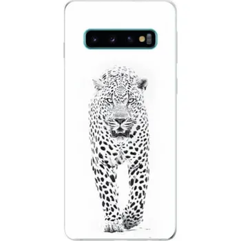 Pouzdro na mobilní telefon Odolné silikonové pouzdro iSaprio - White Jaguar - Samsung Galaxy S10