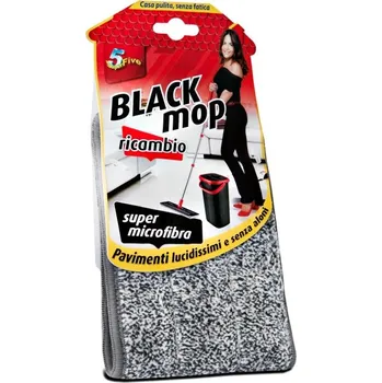 mop Super Five - Black mop ricambio