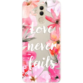 Pouzdro na mobilní telefon Silikonové pouzdro iSaprio - Love Never Fails - Huawei Mate 20 Lite