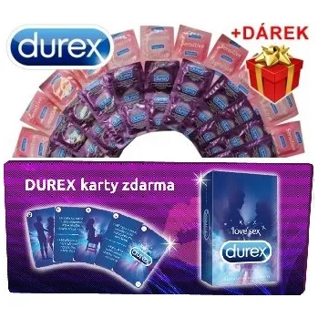 Kondom Něžný Durex balíček 42ks + karty Durex zdarma