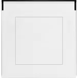 HUSKY Vysavačová zásuvka ABB Levit - bílá/kouřová černá - 5530H-A0020062