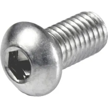 Šroub KP Nerezový šroub M5 x 12 mm DIN 7380, půlkulatá hlava