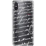 Odolné silikonové pouzdro iSaprio - Handwriting 01 - white - Xiaomi Mi 8 Pro