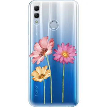 Pouzdro na mobilní telefon Odolné silikonové pouzdro iSaprio - Three Flowers - Huawei Honor 10 Lite