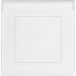 HUSKY Vysavačová zásuvka ABB Levit - bílá/ledová bílá - 5530H-A0020001