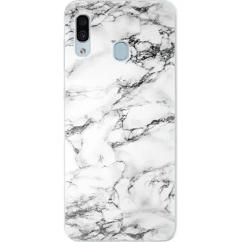 Telefonní příslušenství Silikonové pouzdro iSaprio - White Marble 01 - Samsung Galaxy A30