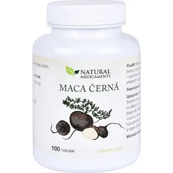 Přírodní produkt Natural Medicaments Maca černá 100 tob.