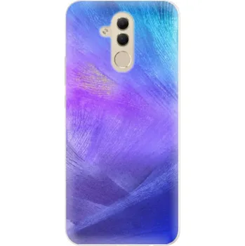 Pouzdro na mobilní telefon Silikonové pouzdro iSaprio - Purple Feathers - Huawei Mate 20 Lite