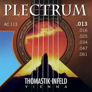Struna pro hudební nástroj Thomastik PLECTRUM AC113 - Struny na akustickou kytaru - sada