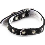 B&F Obojek zdobený nýtky kožený černý…