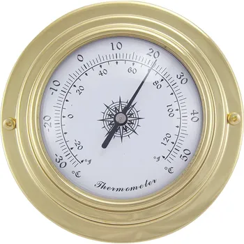 Meteostanice SEA CLUB Mosazný teploměr 9,8 cm 9402