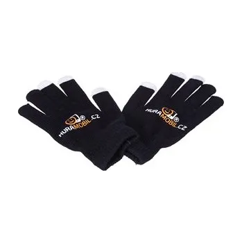 Rukavice Huramobil rukavice na dotykový displej černé